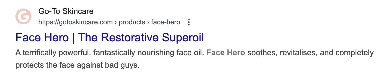 example of a good meta description that will improve click through rate